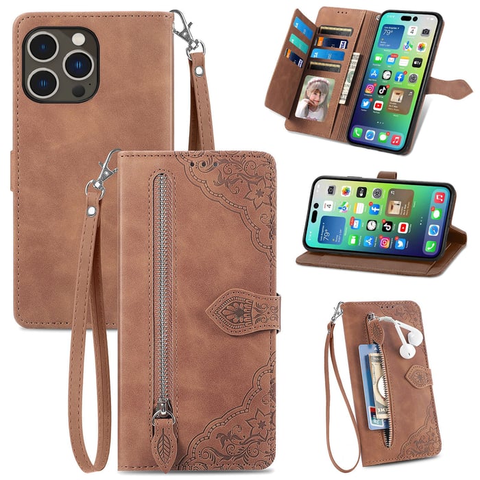 VelvetShield – Luxury Flip Wallet for iPhone