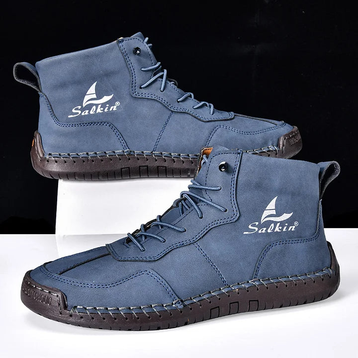 StrideRelief – Men’s Orthopedic Leather Boots