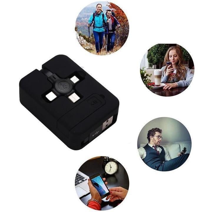 FlexiDock | 3-in-1 Retractable Charging and Phone Stand