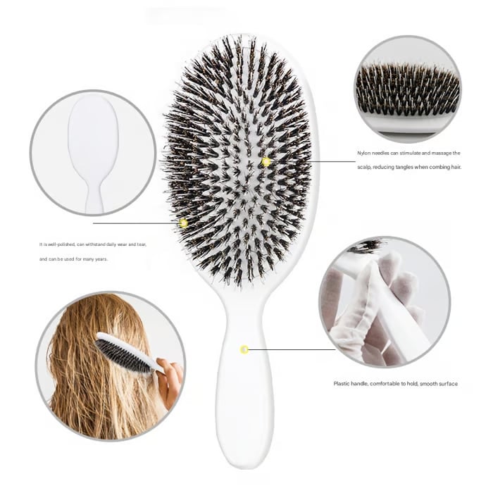SilkTress – Boar Bristle Paddle Brush