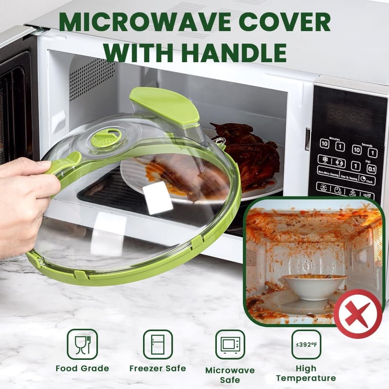 HeatGuard – Microwave Food Cover