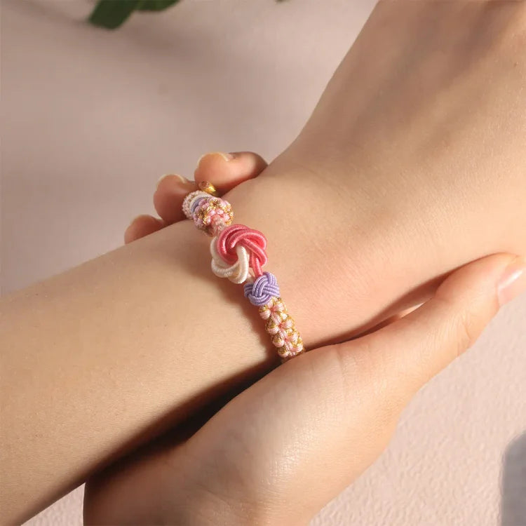 HeartBound – Peach Blossom Knot Bracelet
