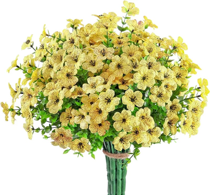 GardenGlow – Weatherproof Faux Flowers for Outdoor Beauty