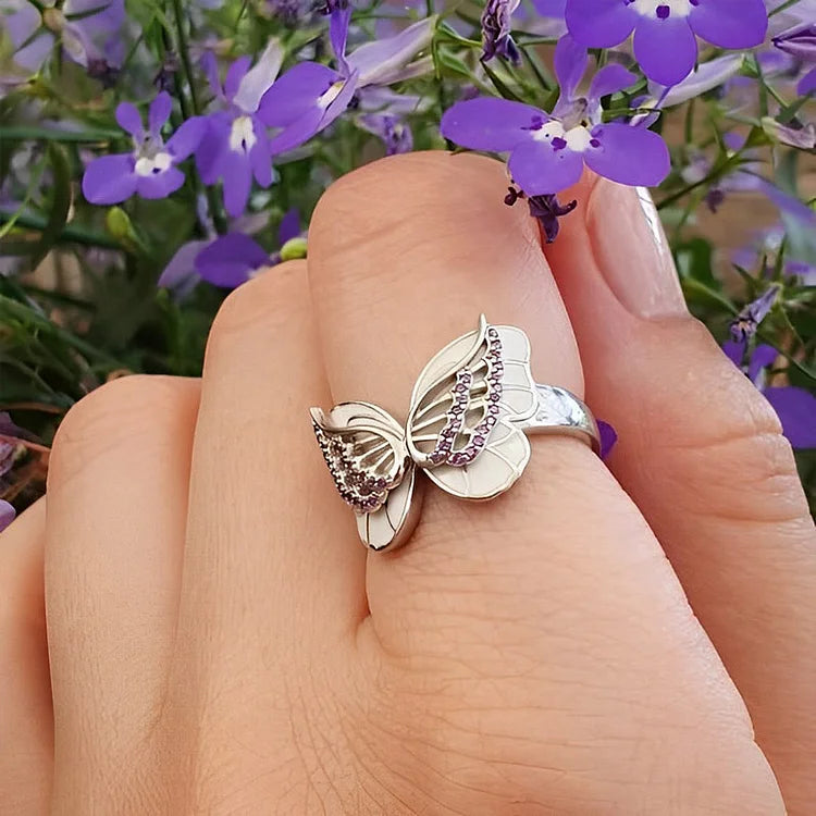 TwilightWings – Diamond Butterfly Ring