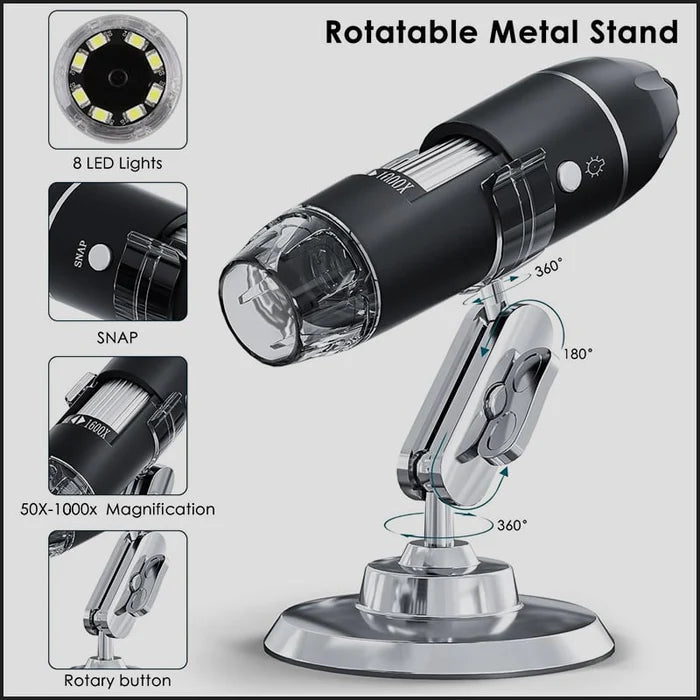 TrueScope – High Definition Digital Microscope 50x–1600x