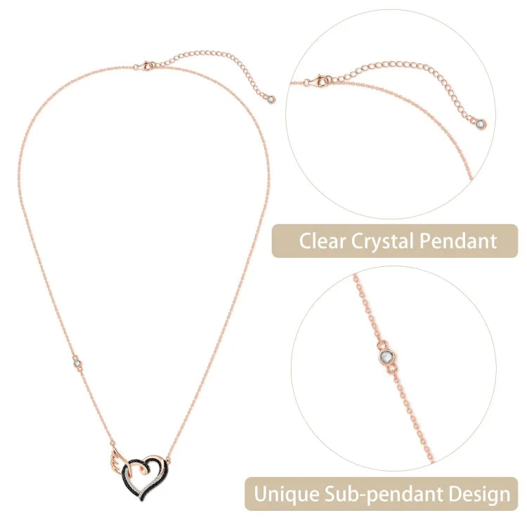 HeavenlyEmbrace – Black Diamond Necklace