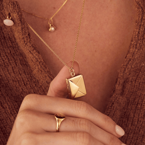 HeartMail – Custom Photo Envelope Necklace
