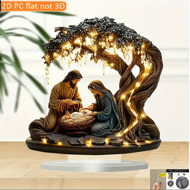 BabyNoel – Flat Christmas Scene Decor