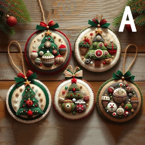 MerryStitch – Handmade Christmas Felt Patch Kit