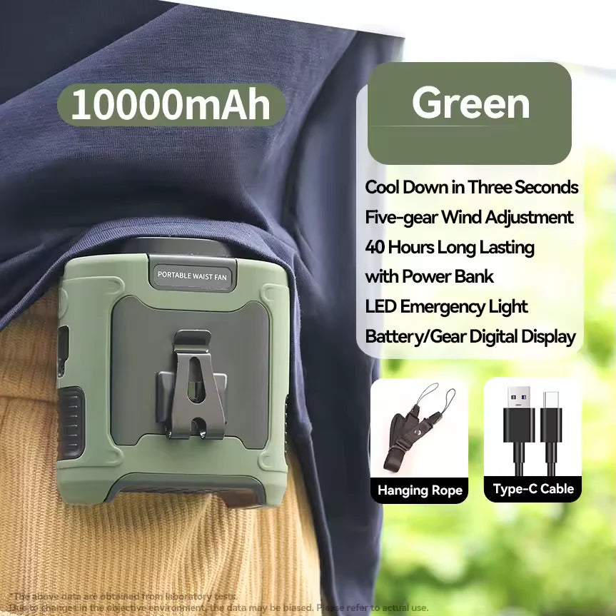 AirNest | Multifunction Waist-Mounted Smart Air Cooler