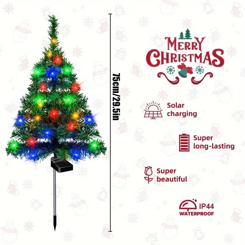 LumiPine – Festive Solar Christmas Tree Lights