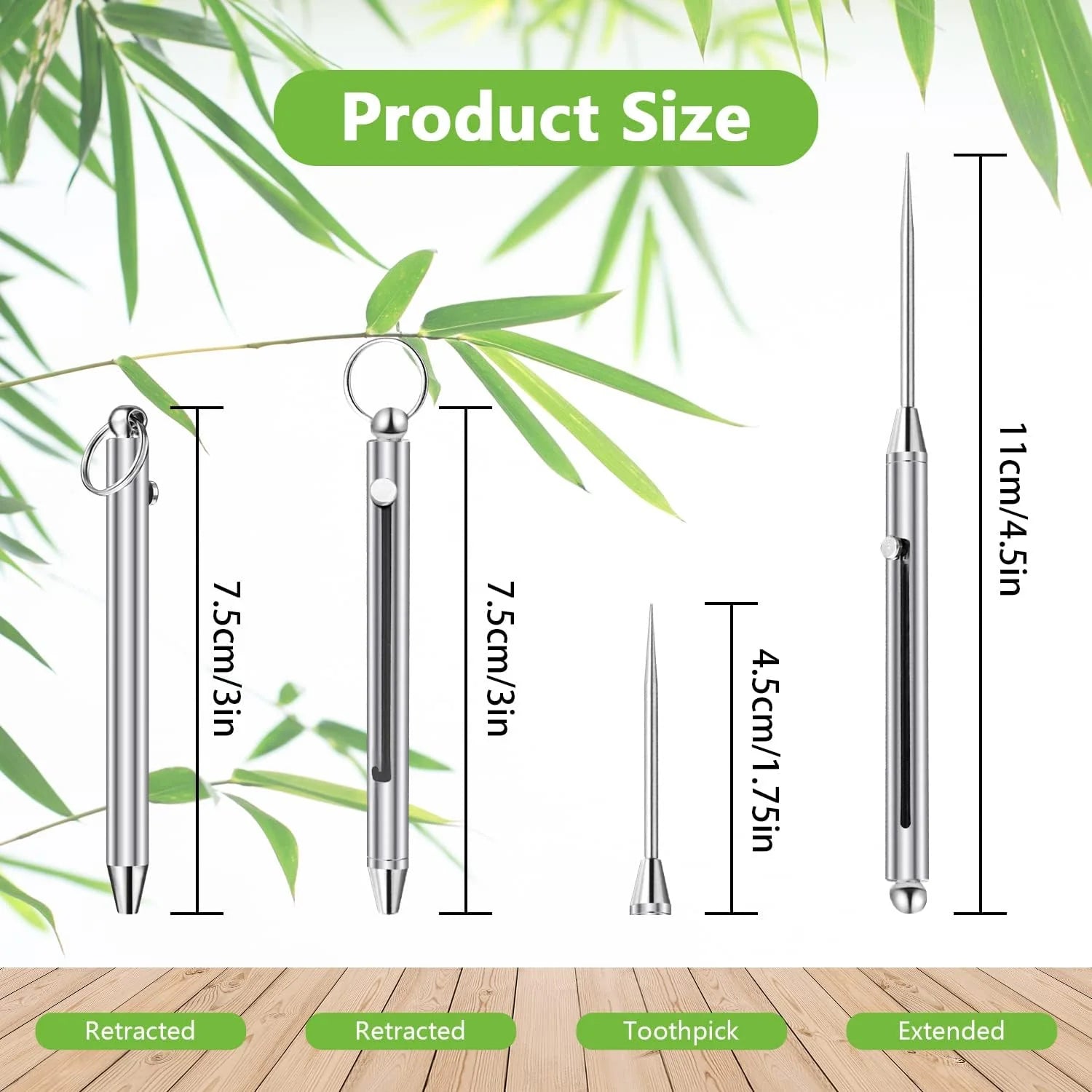 TitanExtend – Telescopic Titanium Keychain