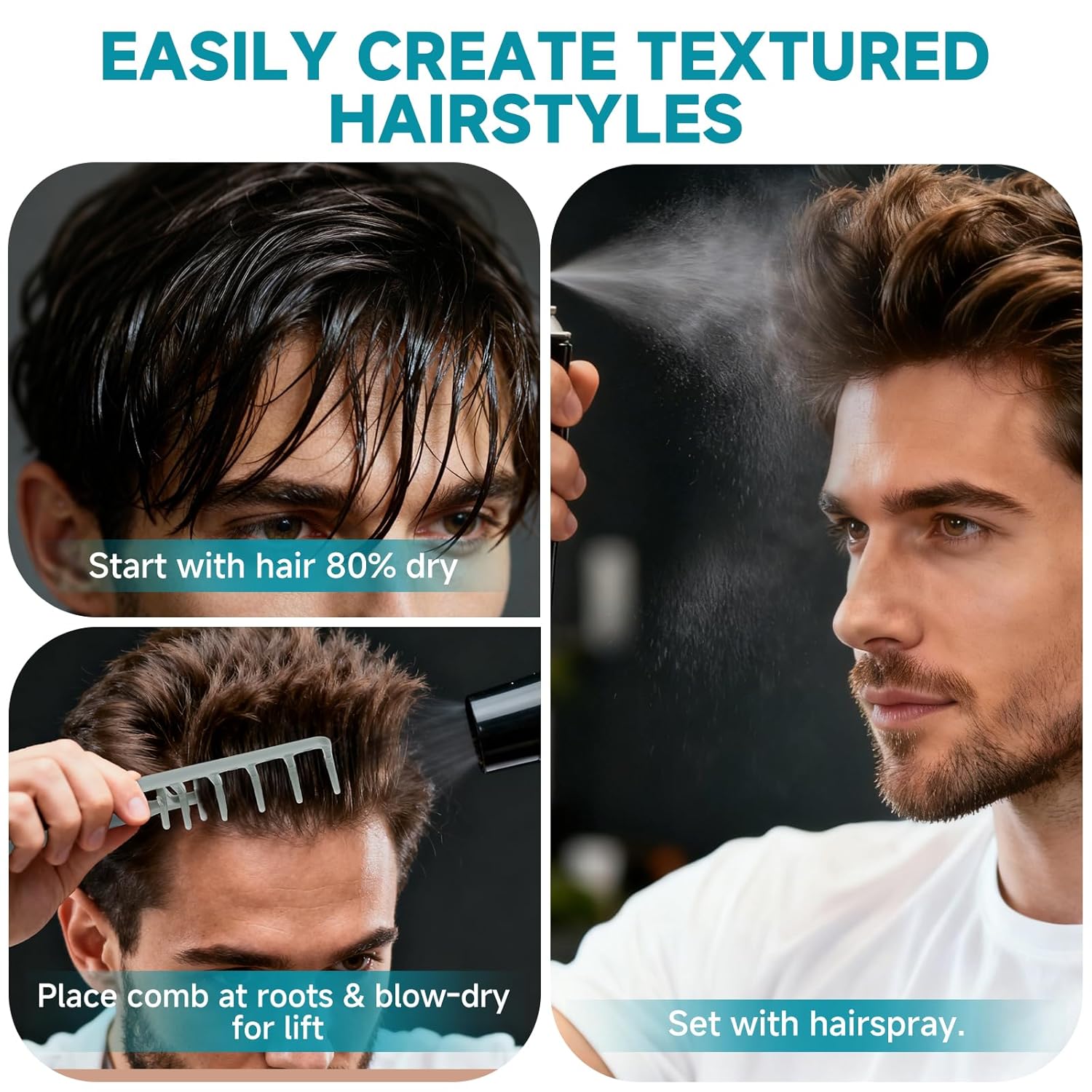 AirLift – Wide-Tooth Comb for Fluffy Hair Texture
