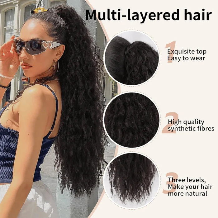 GlamPony – Natural Look Ponytail Extensions