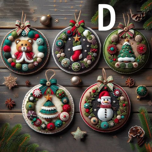 MerryStitch – Handmade Christmas Felt Patch Kit