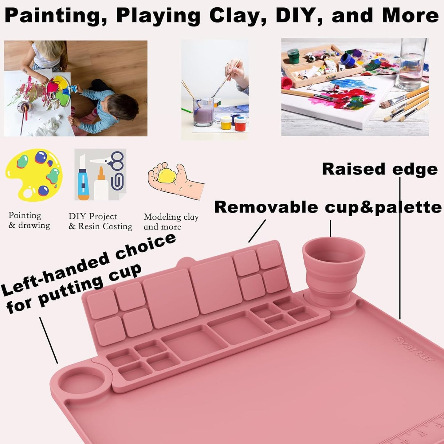 PalettePro - Silicone Mat with Paint Cup