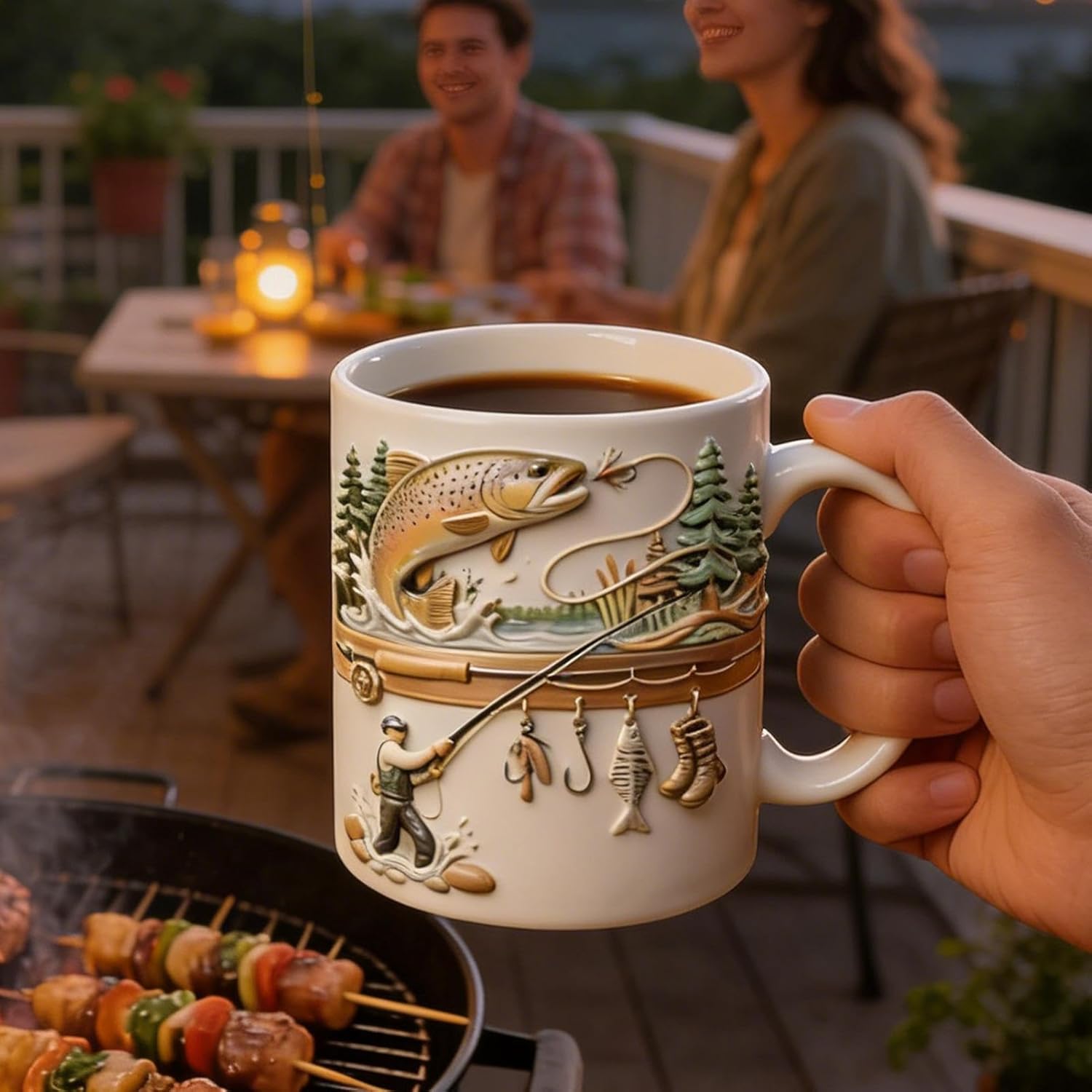 FishBuzz – Hooked on Fishing Coffee Mug