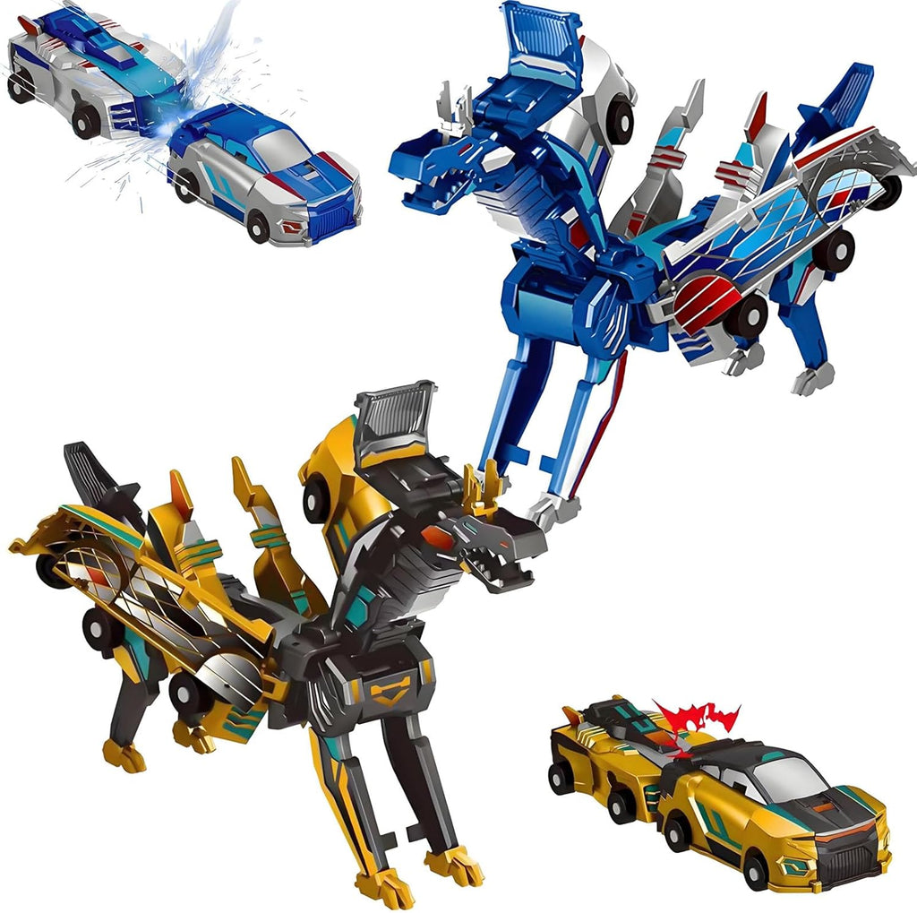 DinoRacer – 2-in-1 Transforming Race Car Toy