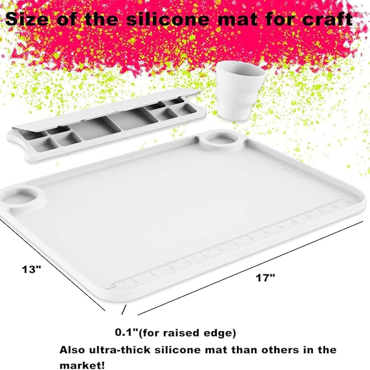 PalettePro - Silicone Mat with Paint Cup