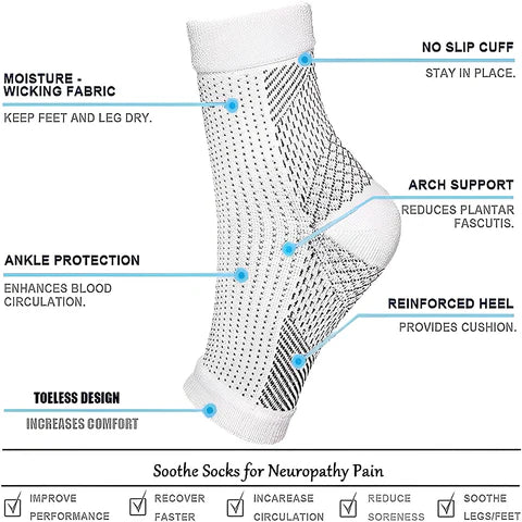 FlexiStep – Natural Bamboo Compression Socks
