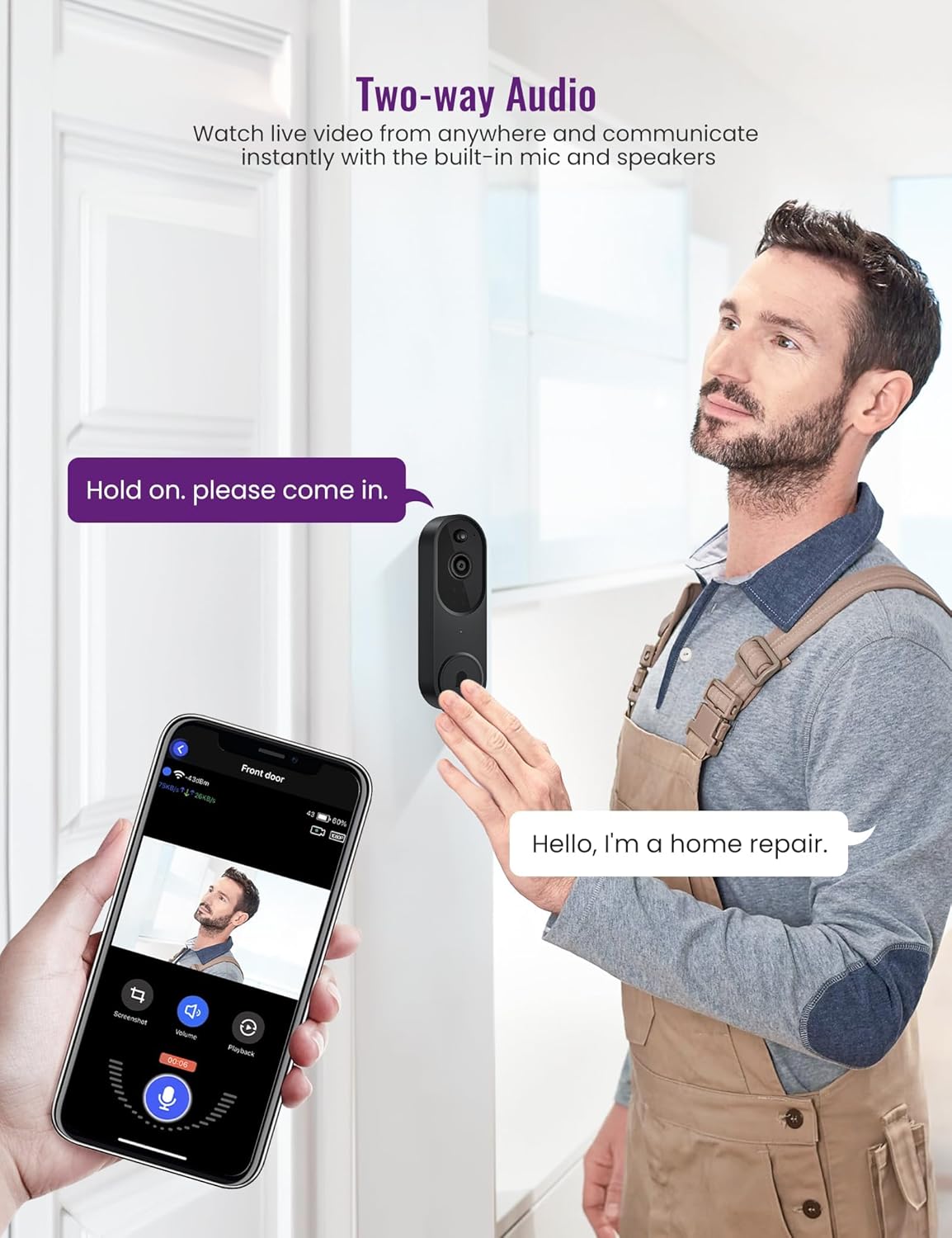DoorGuard – Smart WiFi Video Doorbel