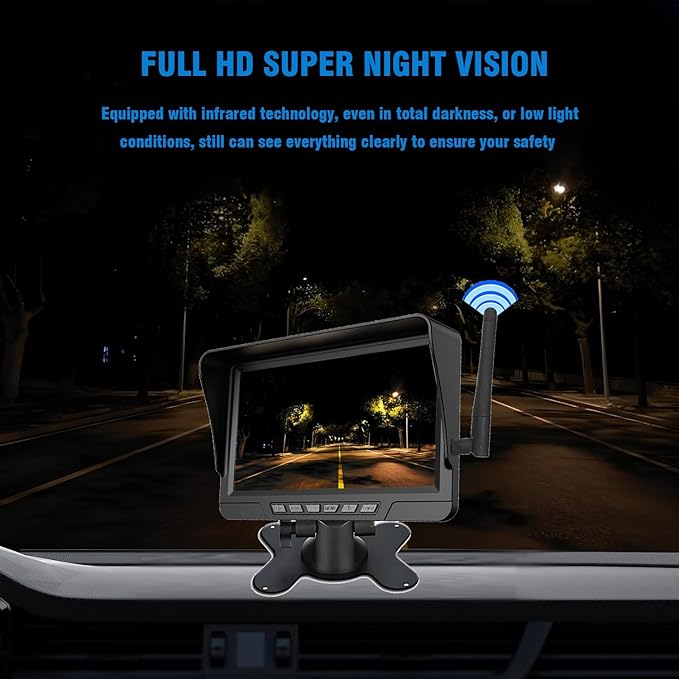 SolarVision – Magnetic Wireless Backup Camera Set