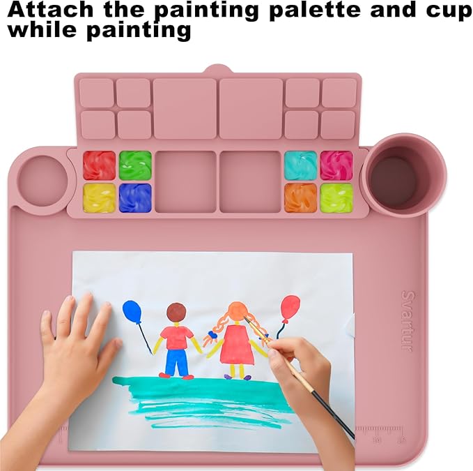 PalettePro - Silicone Mat with Paint Cup