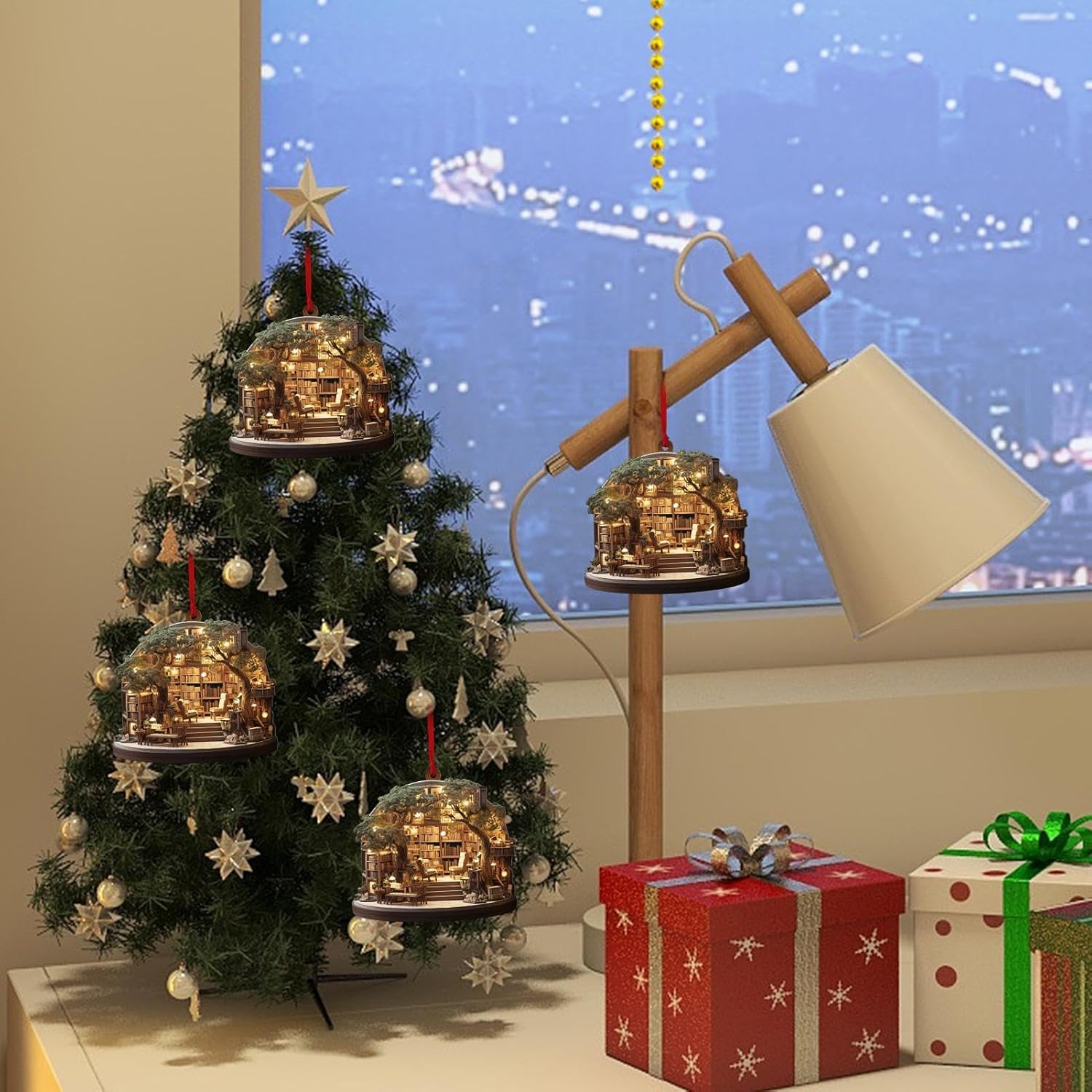 BookishJoy – Christmas Book Lover Ornament