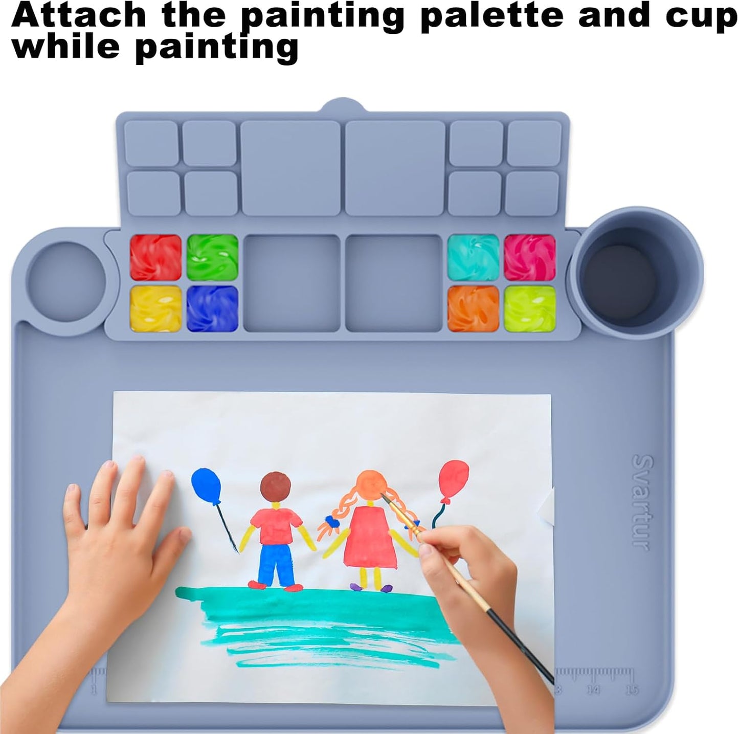 PalettePro - Silicone Mat with Paint Cup