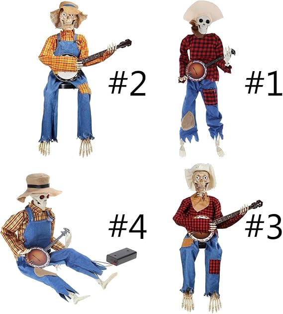 BanjoBones – Animated Musical Skeleton Figurine