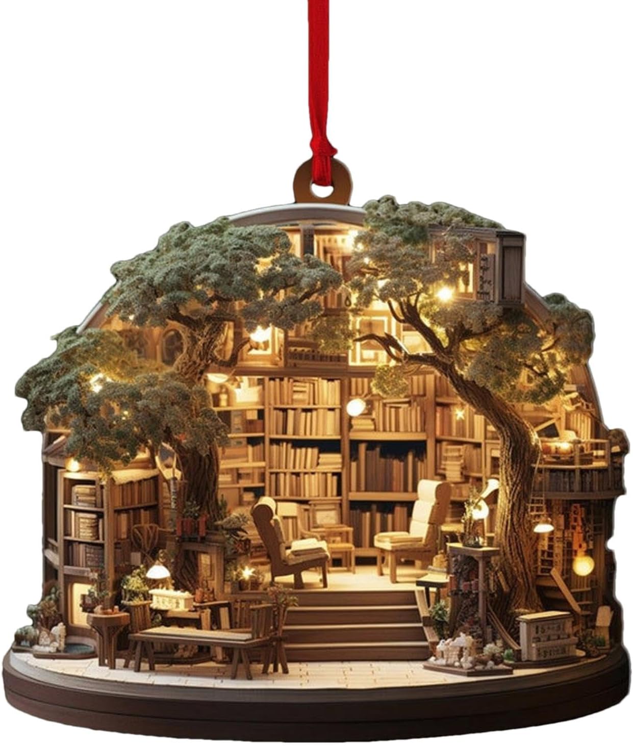 BookishJoy – Christmas Book Lover Ornament