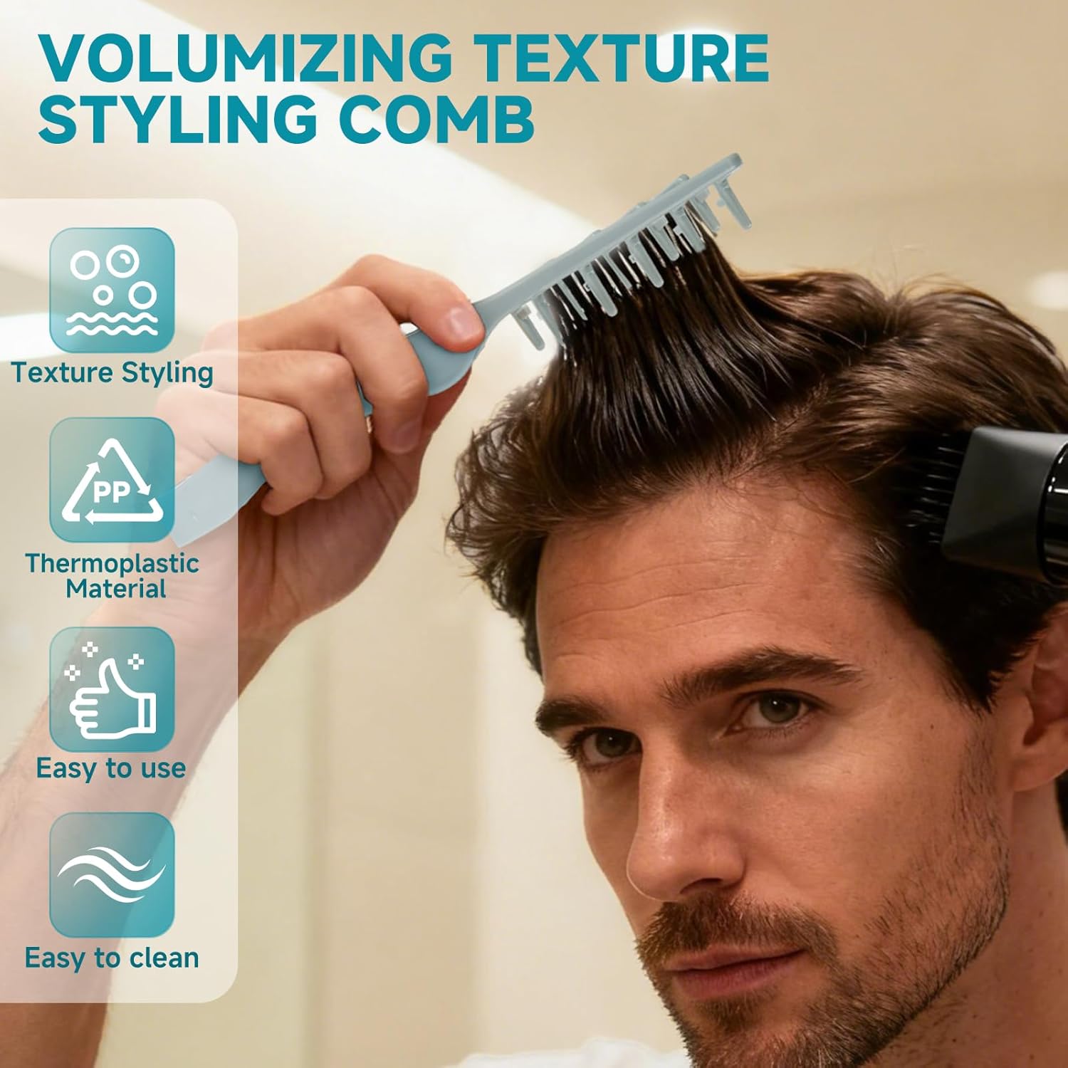 AirLift – Wide-Tooth Comb for Fluffy Hair Texture