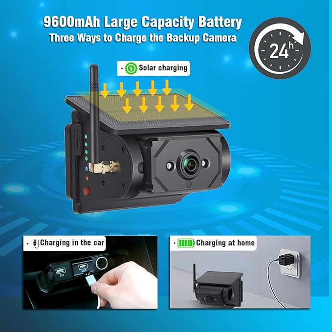 SolarVision – Magnetic Wireless Backup Camera Set