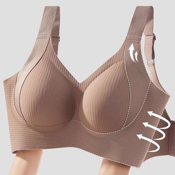 SilvaLuxe – Seamless Ribbed Comfort Bra