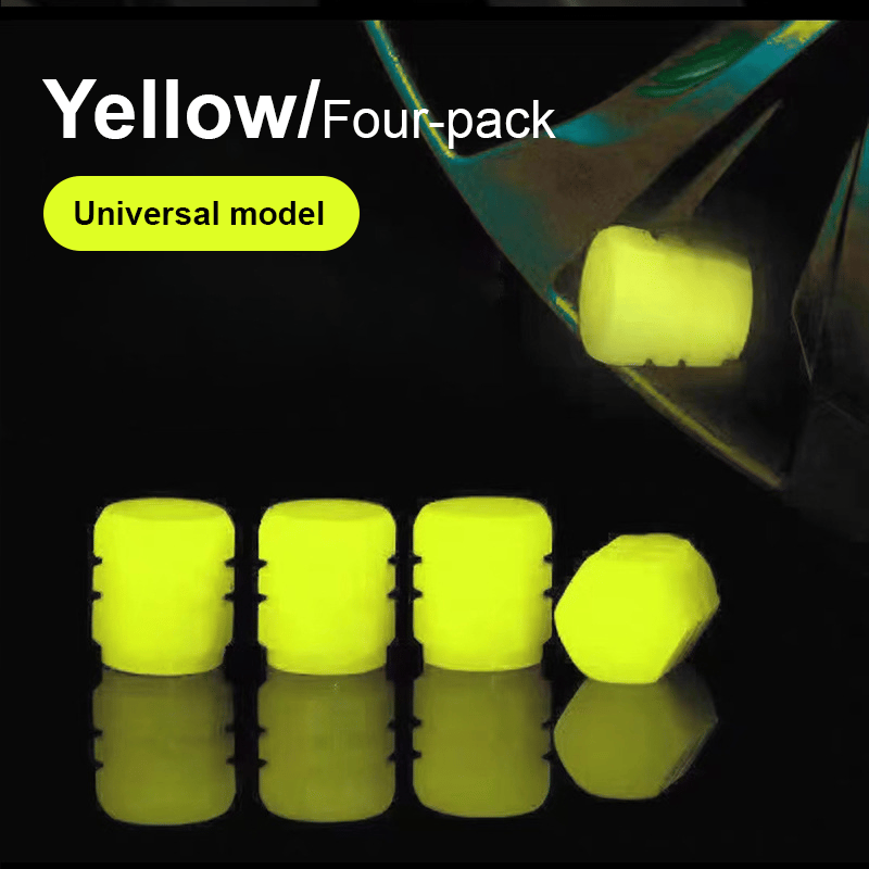 GlowRide - Fluorescent Wheel Valve Caps