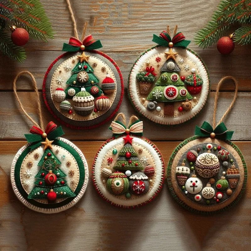 MerryStitch – Handmade Christmas Felt Patch Kit