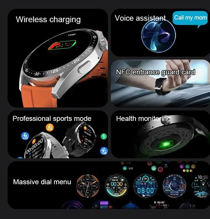 VitaTrack – Blood Glucose Monitoring Bluetooth Watch