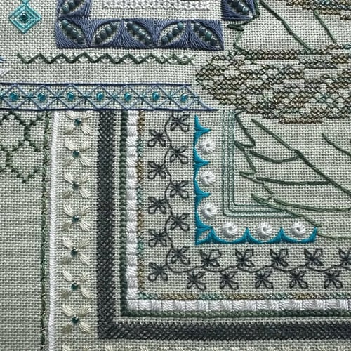 StitchMuse – Dragonfly Geometric Cross Stitch Kit