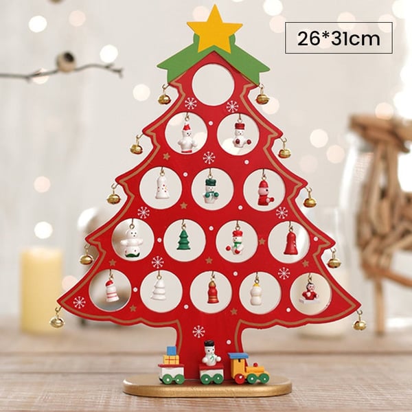 FestiveCraft – DIY Wooden Christmas Tree Decoration Set
