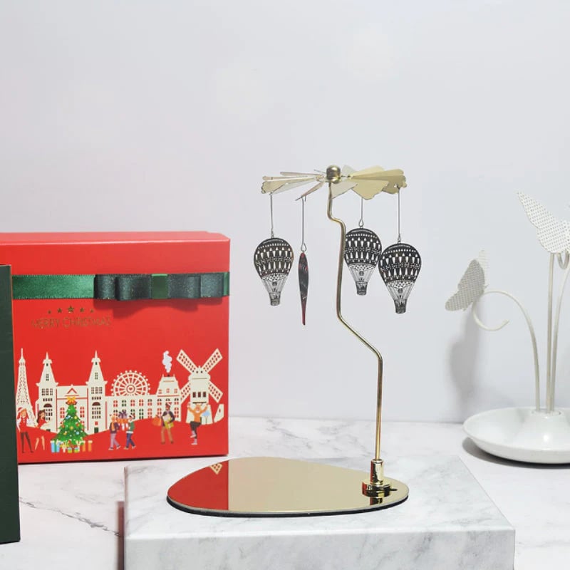 GlowSpin – Rotating Candle Holder