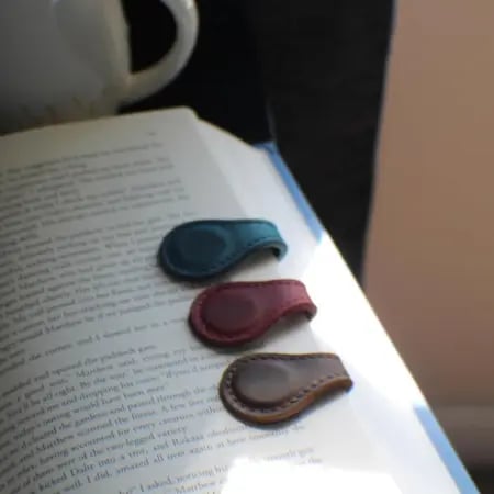 ReadLux - Stylish Leather Bookmark for Book Lovers