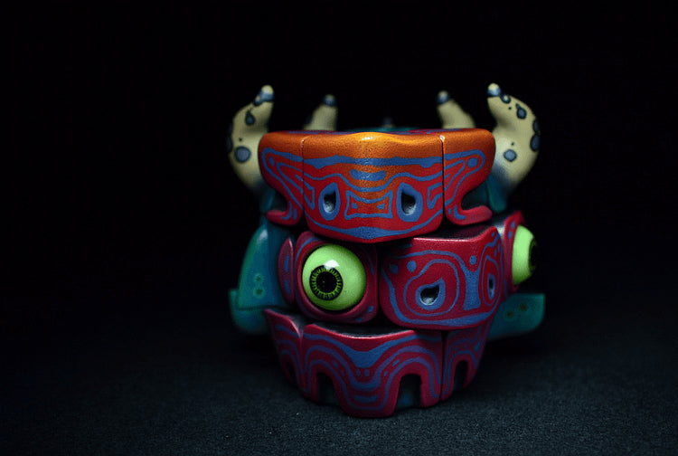 CubeFiend – Handmade Art Toy Meets Puzzle Monster