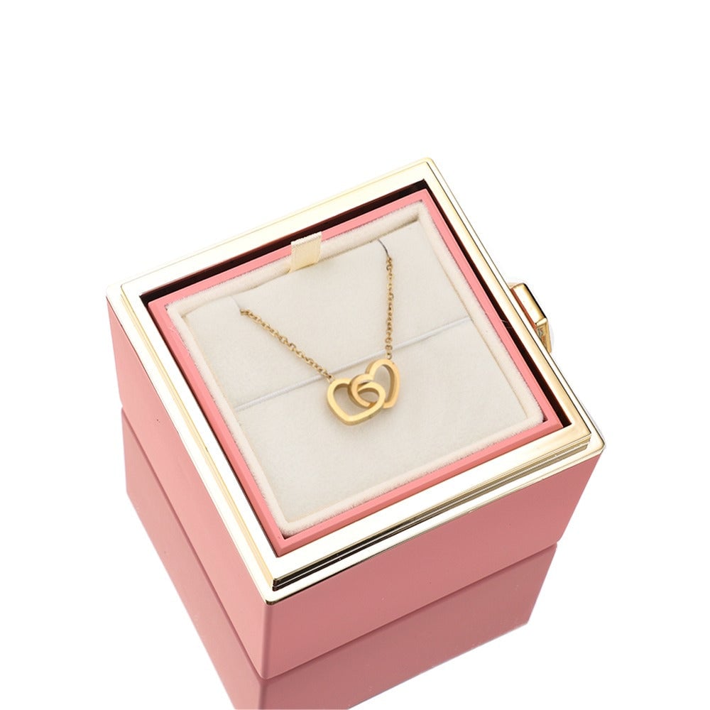 BlossomVault - Rose Treasure Box Necklace