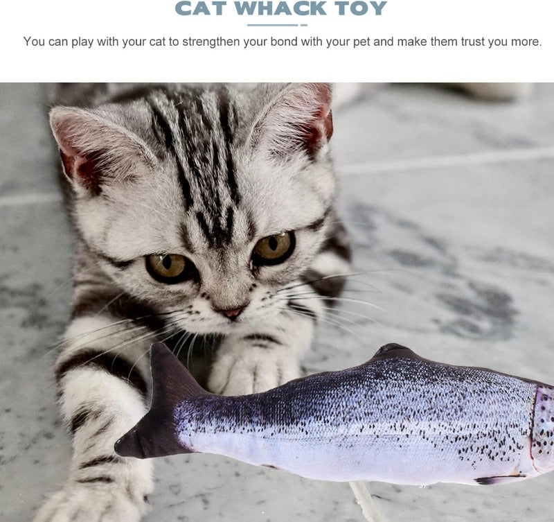 FloppyFish – Realistic Plush Cat Toy