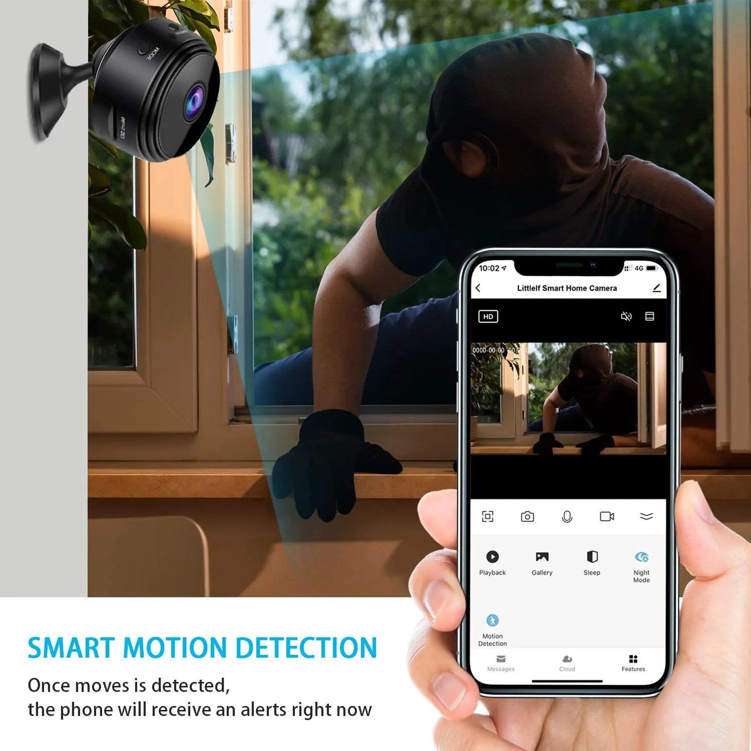 EyeLink – 1080p Magnetic WiFi Mini Camera