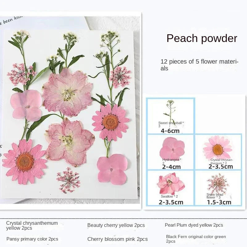 BloomMark – Transparent Dried Flower Bookmarks