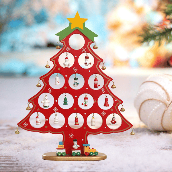 FestiveCraft – DIY Wooden Christmas Tree Decoration Set