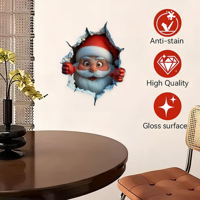 ChristmasGlow – Creative Holiday Wall Sticker Set