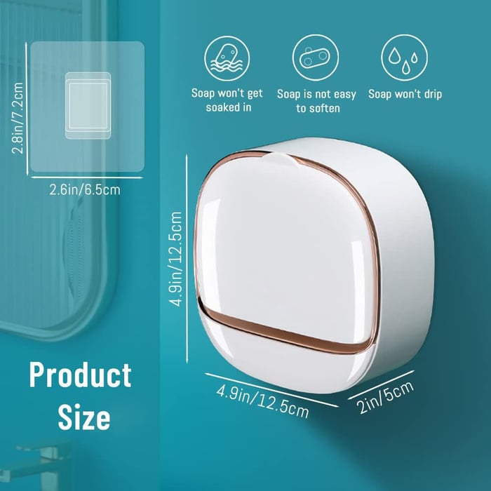 AquaLure – Elegant Soap Drain Holder