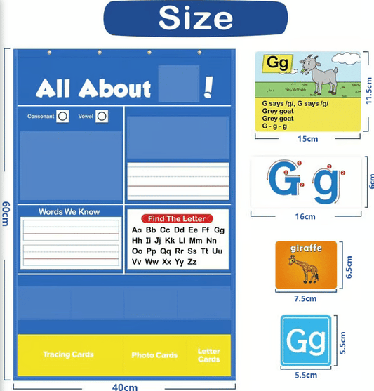 AlphaPlay - Interactive Alphabet Learning Pocket Chart